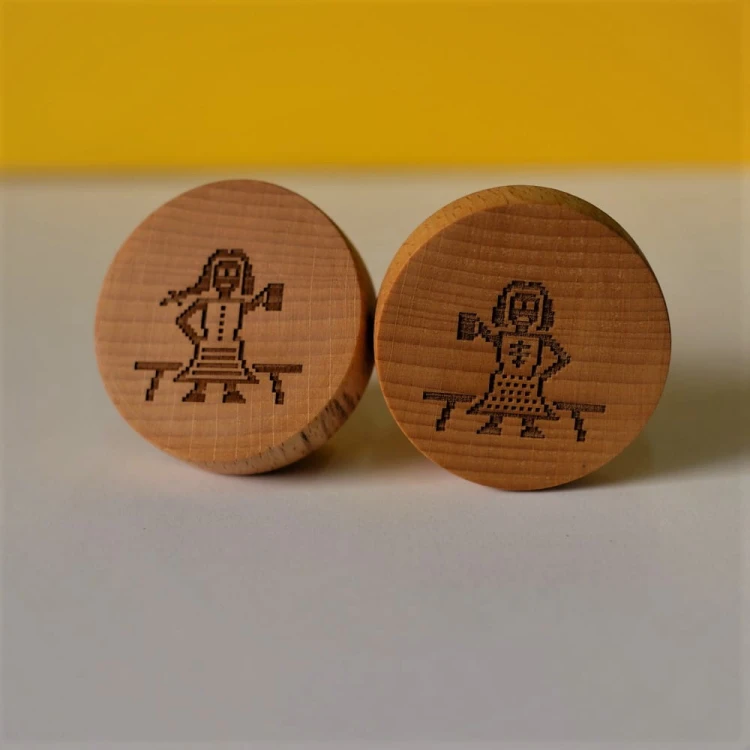 Zestaw gałek drewnianych Świętowanie 2 szt./śr. 5 cm.jpg