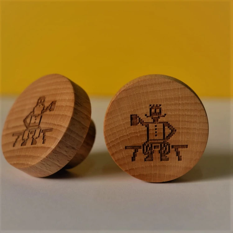 Zestaw gałek drewnianych Kompani 2 szt./śr. 5 cm.jpg