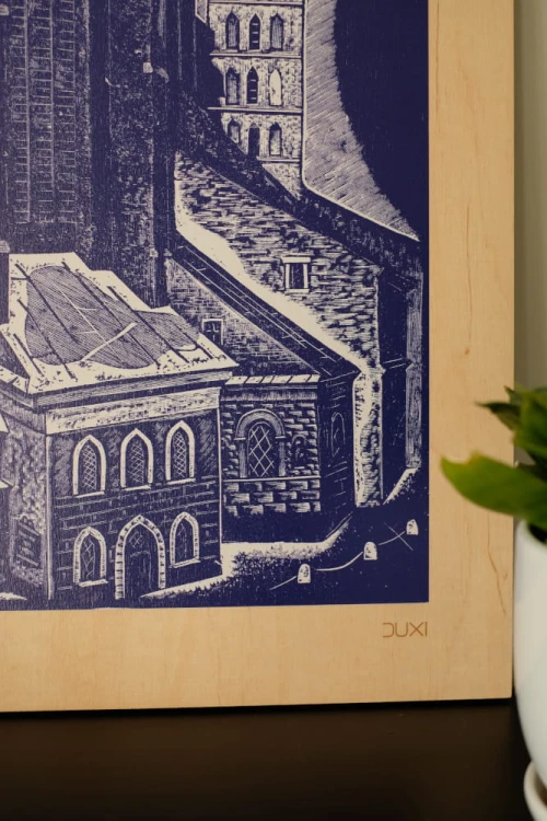 Grafika na sklejce Kosciol Mariacki.jpg