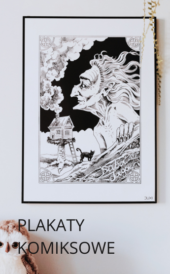 plakaty, słowiańskie, komiksowy plakat